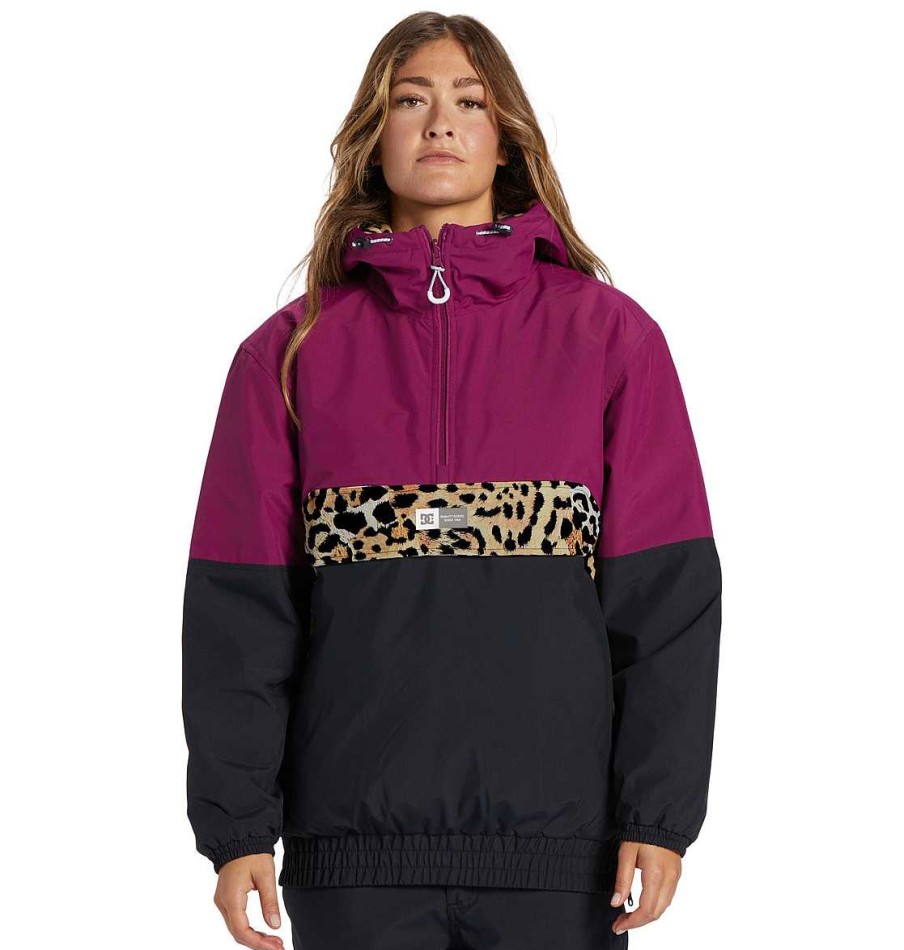 Neige Pour Femmes DC Shoes | Veste De Neige Anorak Reversible Technique Nexus Pour Femme Violet Magenta