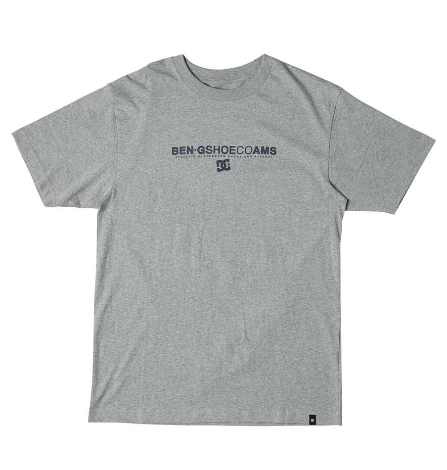 Hommes DC Shoes T-Shirts | T-Shirt Dc X Ben-G Amsterdam Pour Hommes Gris Chine