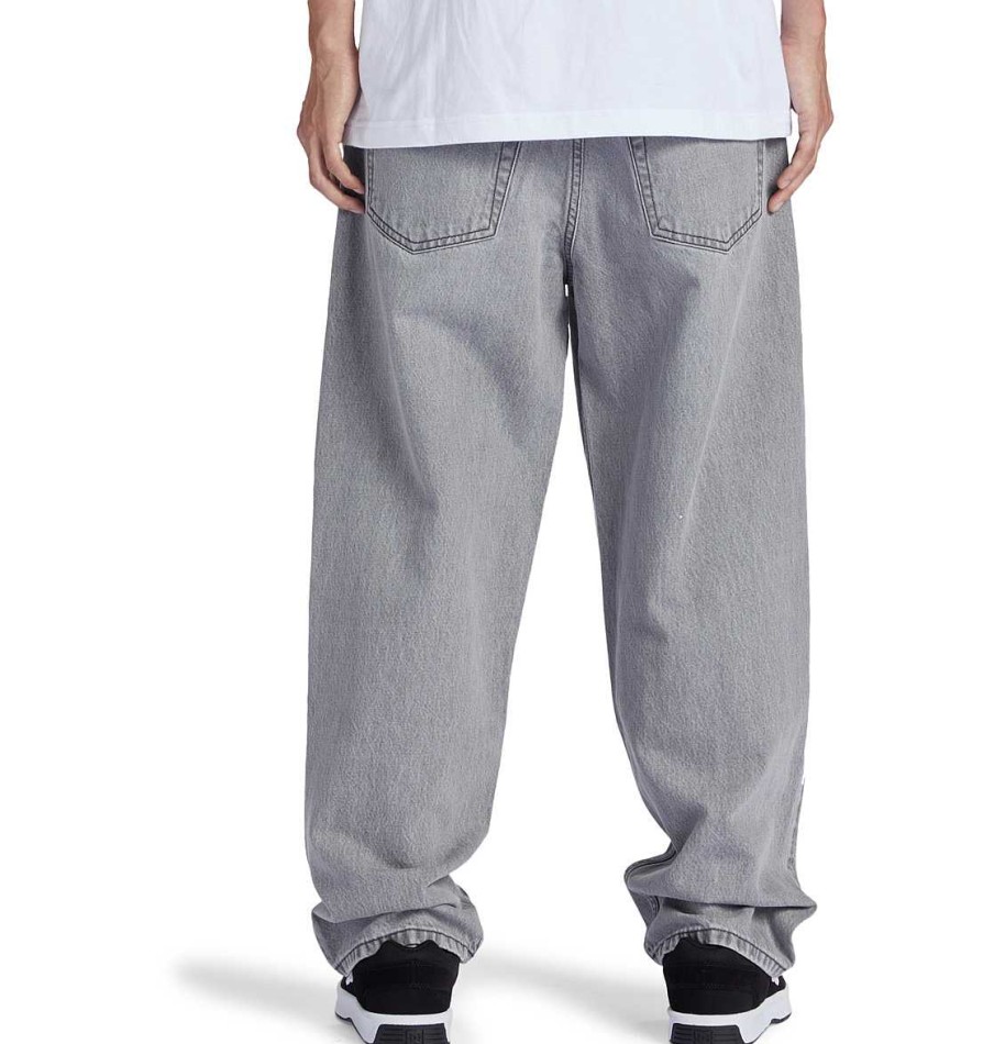 Hommes DC Shoes Pantalons Et Shorts | Jean Coupe Ample Worker Pour Hommes Lavage Gris