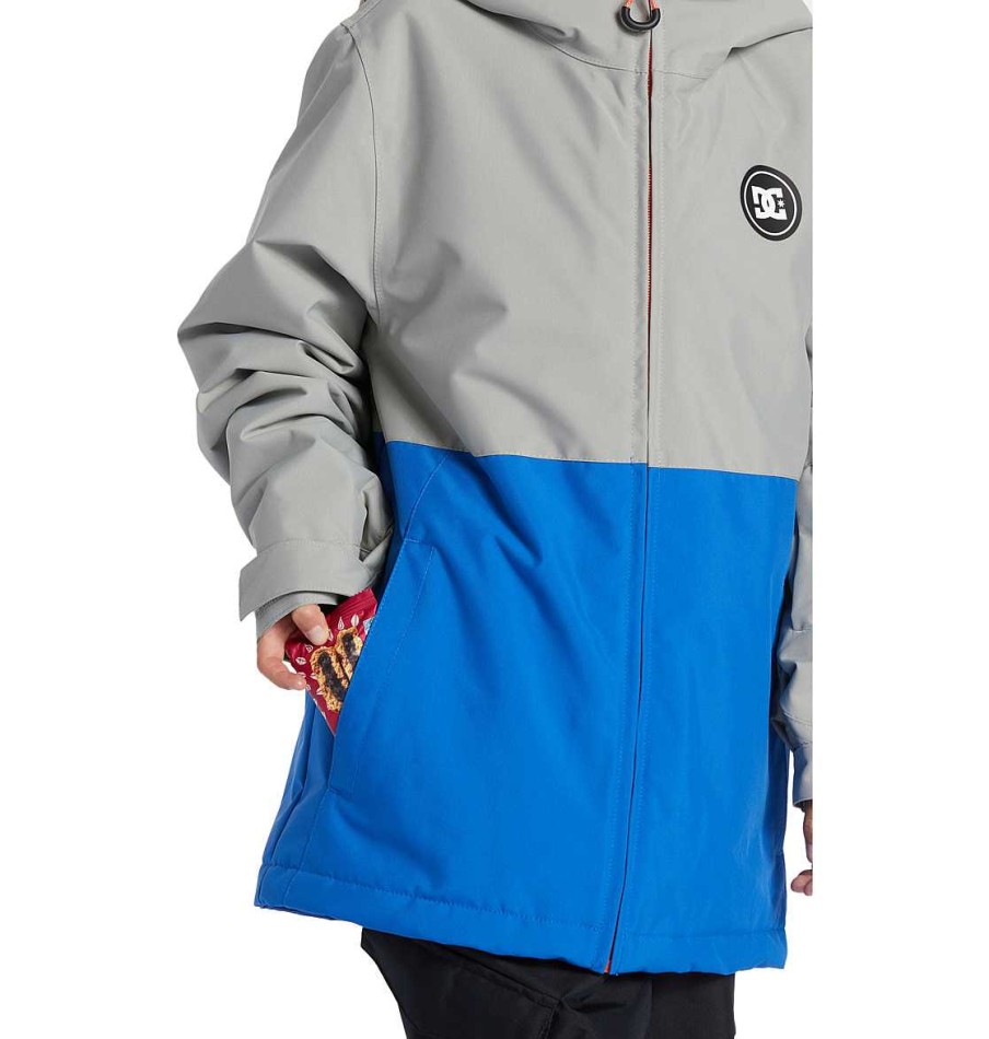 Enfants Neige DC Shoes | Veste De Snow Technique Basis Garcon Colombe Sauvage