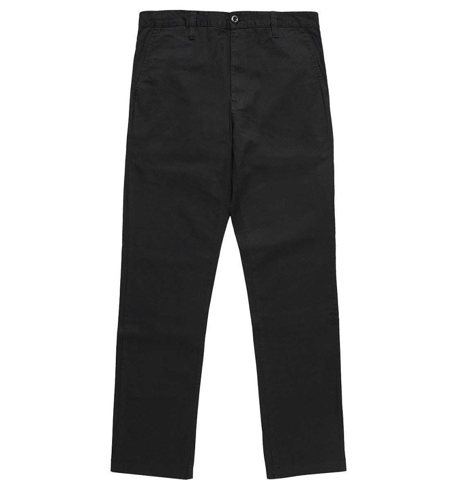 Hommes DC Shoes Pantalons Et Shorts | Pantalon Chino De Travail Pour Hommes Noir