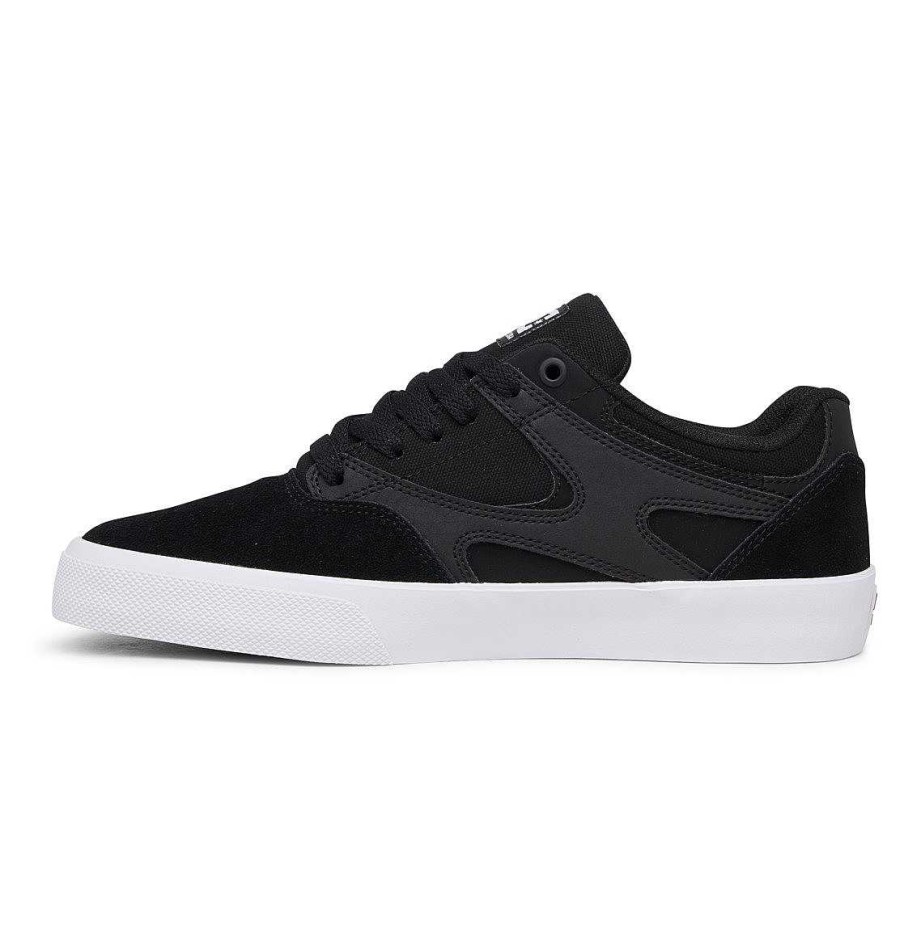 Hommes DC Shoes Patin | Chaussures Kalis Vulc Pour Hommes Noir Blanc