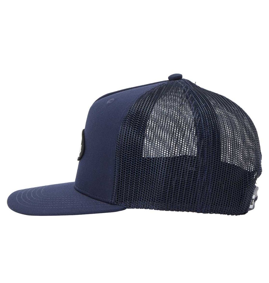 Hommes DC Shoes Chapeaux Et Bonnets | Casquette De Camionneur De Garage Pour Hommes Blazer Bleu Marine