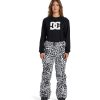 Neige Pour Femmes DC Shoes | Pantalon De Snow Technique Nonchalant Femme Leopard Des Neiges