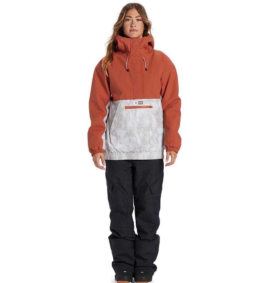 Neige Pour Femmes DC Shoes | Veste De Neige Anorak Technique Chalet Pour Femme Auburn