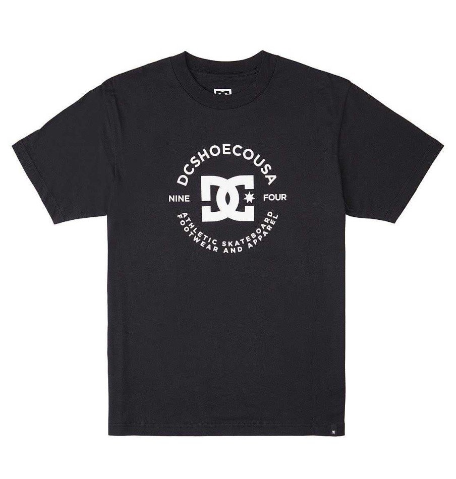 Hommes DC Shoes T-Shirts | T-Shirt Pilote Dc Star Pour Hommes Noir