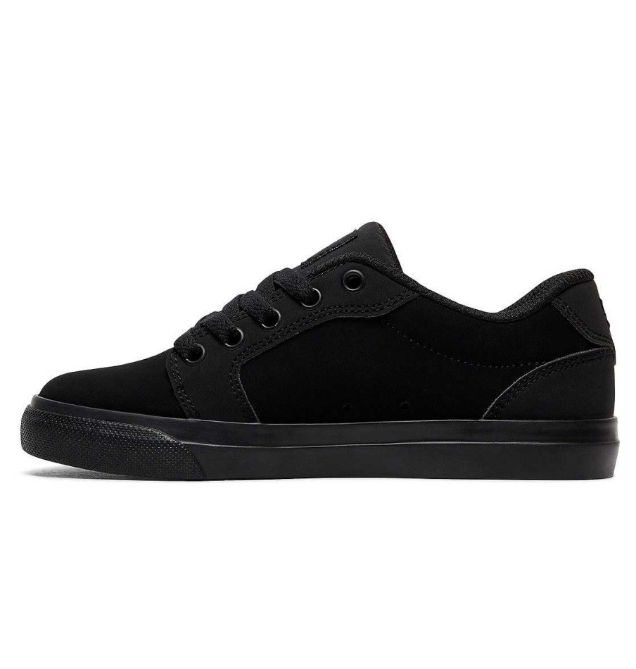 Enfants DC Shoes Baskets | Chaussures Anvil Pour Enfants Noir Noir