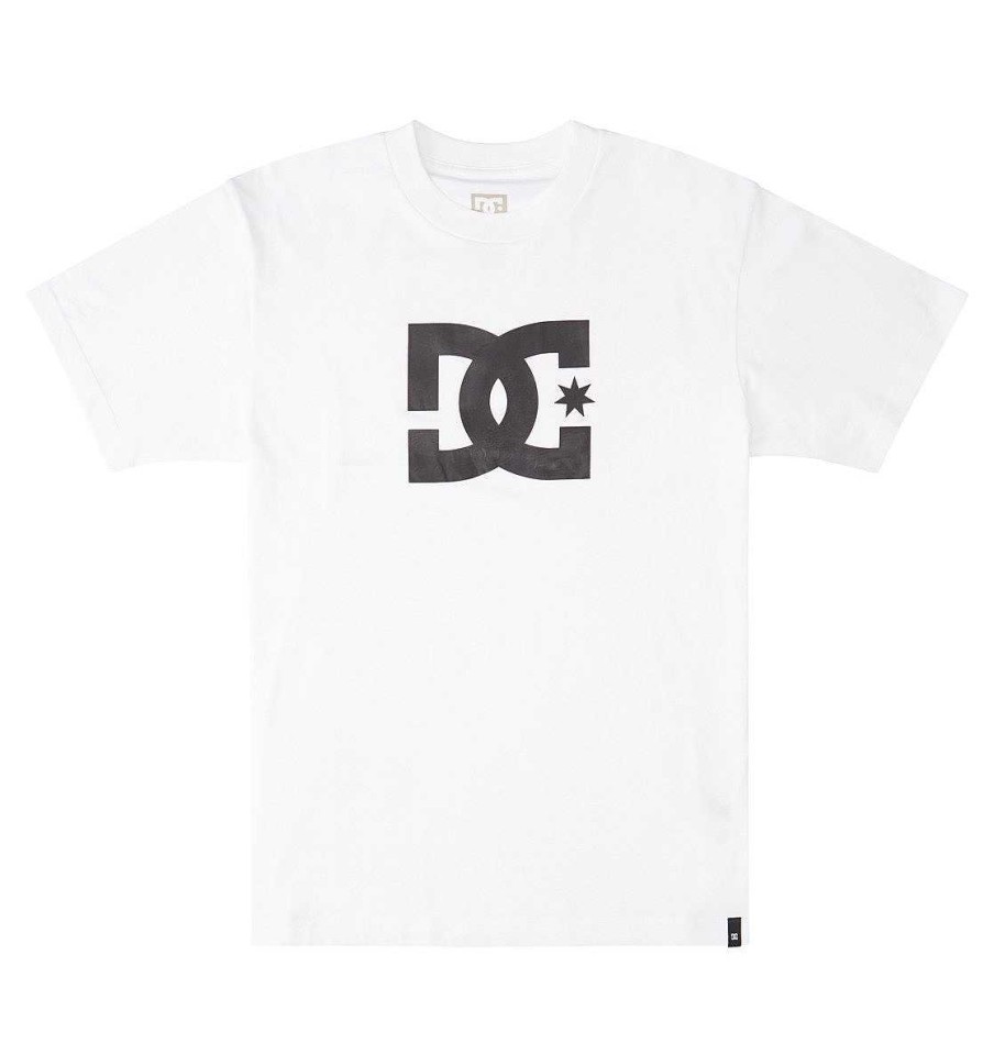 Hommes DC Shoes T-Shirts | T-Shirt Dc Star Homme Blanc