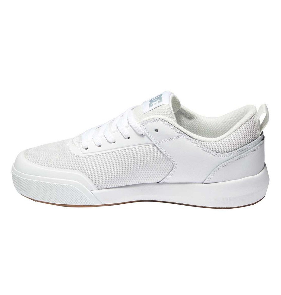 Hommes DC Shoes Essentiel | Chaussures De Transport Pour Hommes Blanc/Gomme