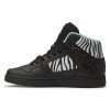 Femmes DC Shoes Baskets | Chaussures Montantes Manteca 4 Hi Pour Femmes Zebre Blanc/Noir