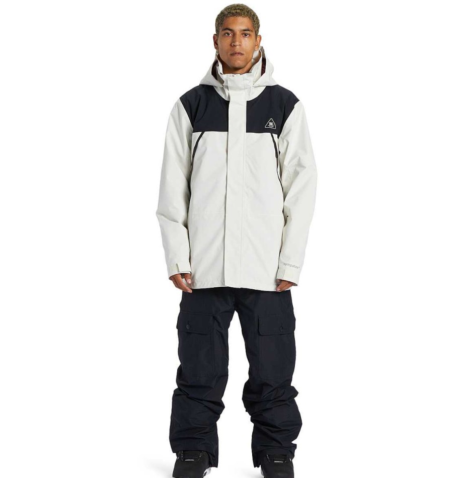 Neige Pour Hommes DC Shoes | Veste De Snow Technique Command 45K Pour Hommes Bouleau Argente