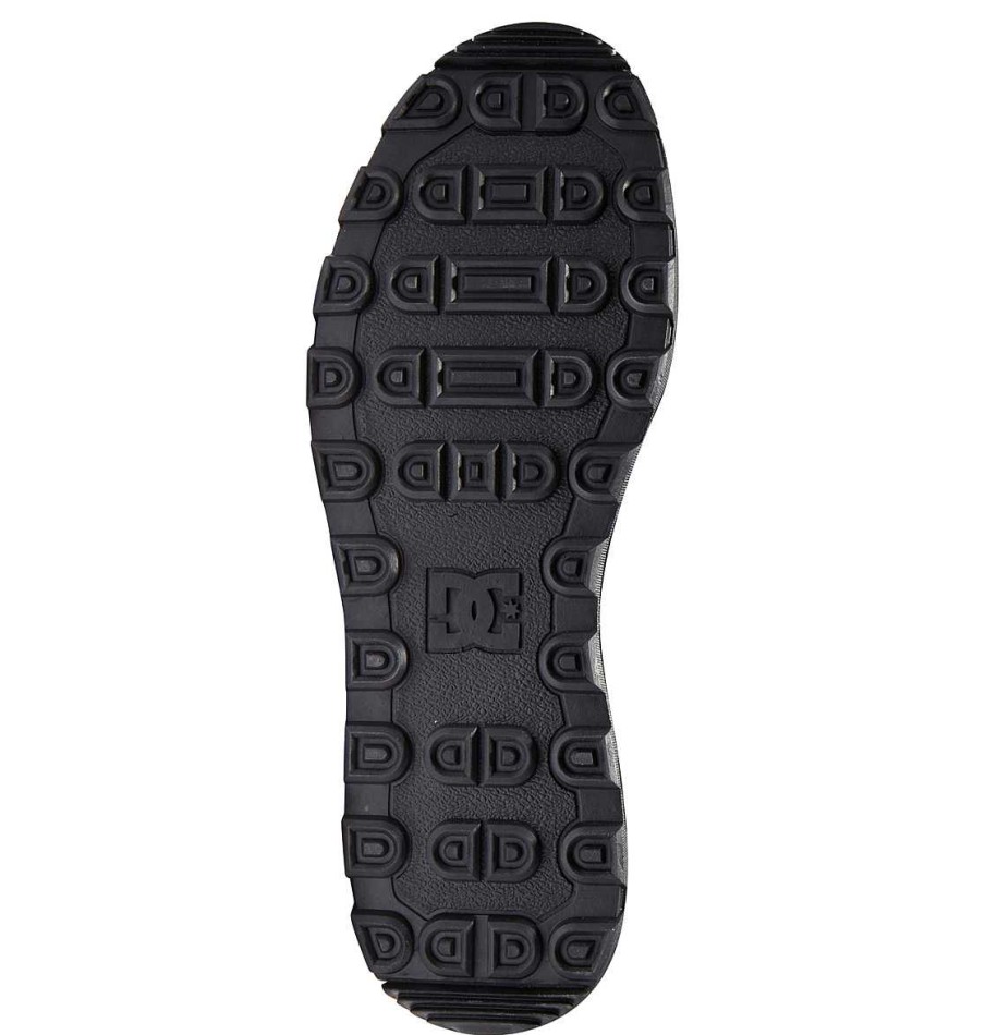 Hommes DC Shoes Bottes D'Hiver | Bottes D'Hiver Montantes Pure Resistantes A L'Eau Pour Hommes Gris Noir