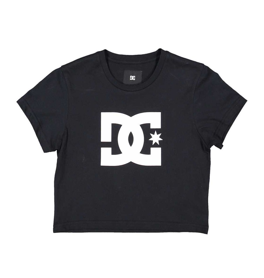 Femmes DC Shoes T-Shirts, Sweats A Capuche Et Vestes | T-Shirt Court Dc Star Pour Femme Noir