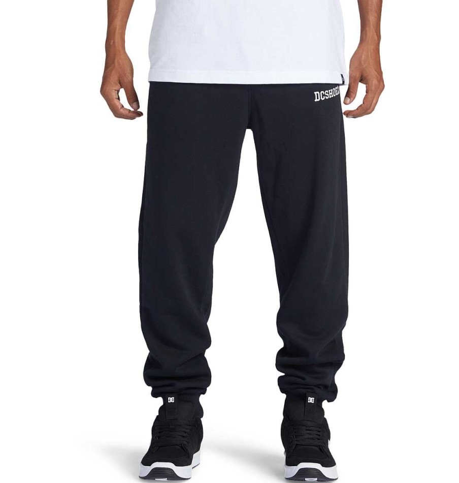 Hommes DC Shoes Pantalons Et Shorts | Pantalon De Jogging Baseline Pour Hommes Noir