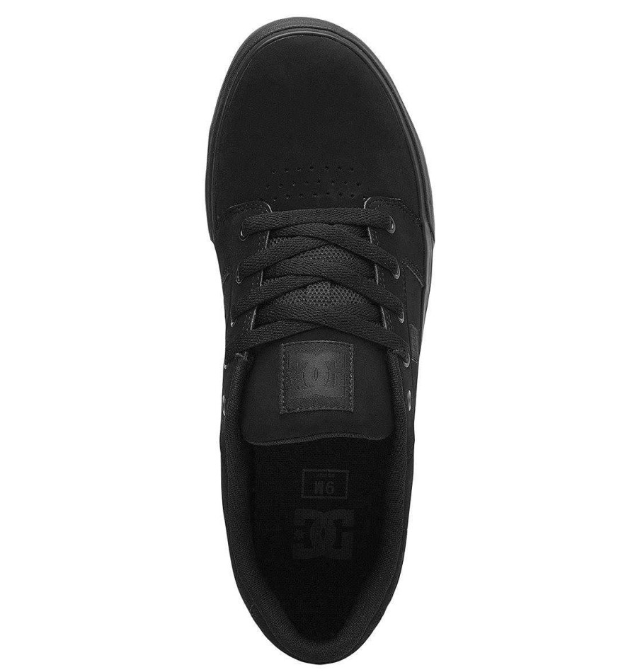 Hommes DC Shoes Baskets | Chaussures Enclume Pour Hommes Noir Noir