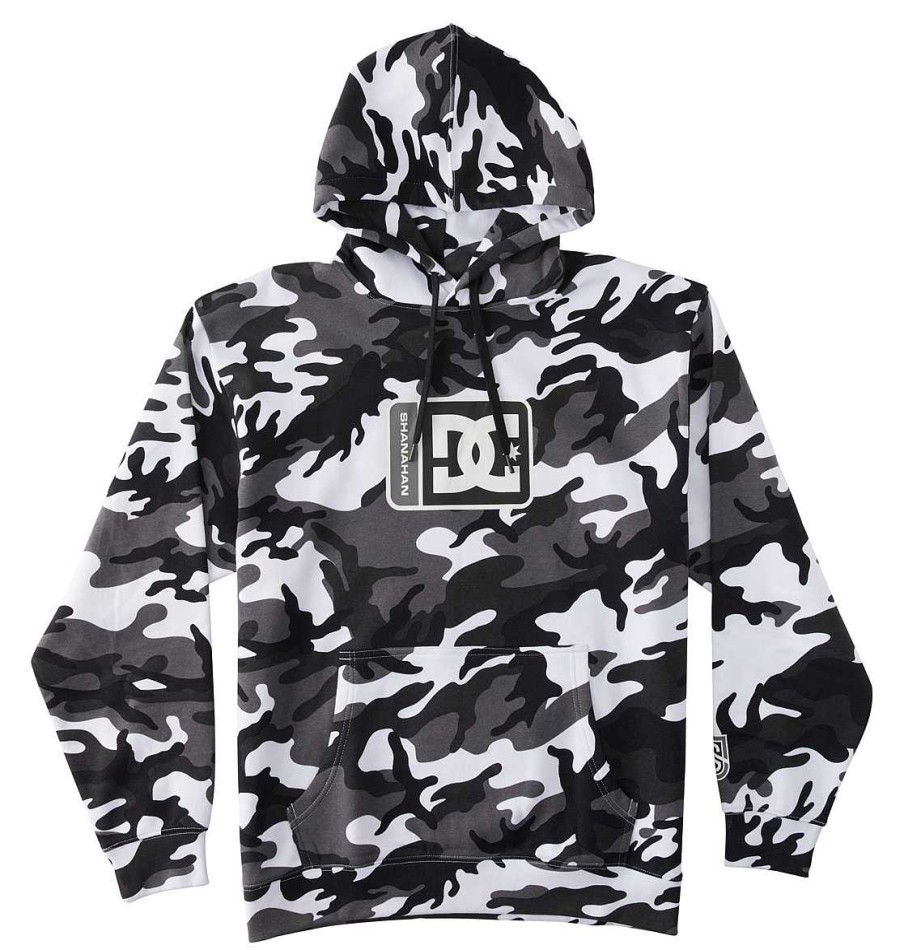 Hommes DC Shoes Sweats A Capuche Et Vestes | Sweat A Capuche Shanahan Pour Hommes Camouflage De Neige