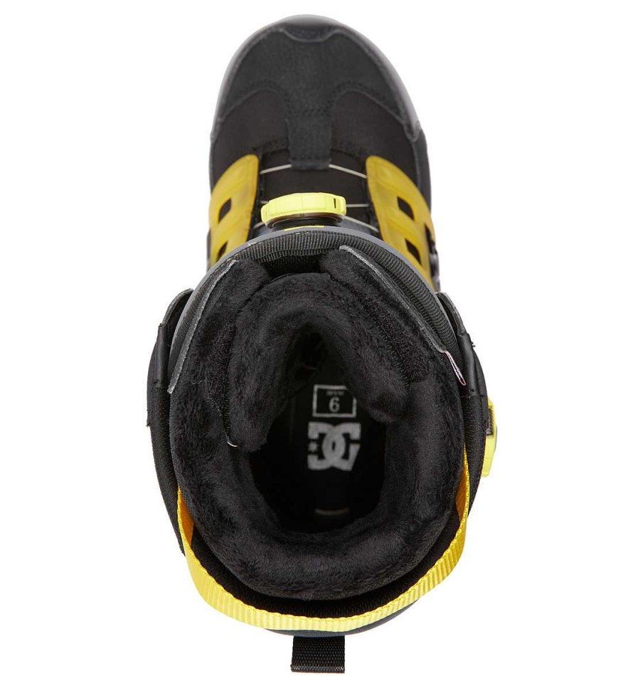 Neige Pour Hommes DC Shoes | Bottes De Planche A Neige Phantom Boa® Pour Hommes Noir Jaune