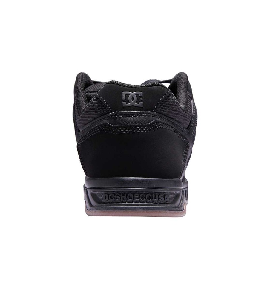 Hommes DC Shoes Essentiel | Chaussures De Cerf Pour Hommes Noir/Gomme