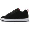 Hommes DC Shoes Baskets | Chaussures Court Graffik Pour Hommes Noir/Blanc/Rouge