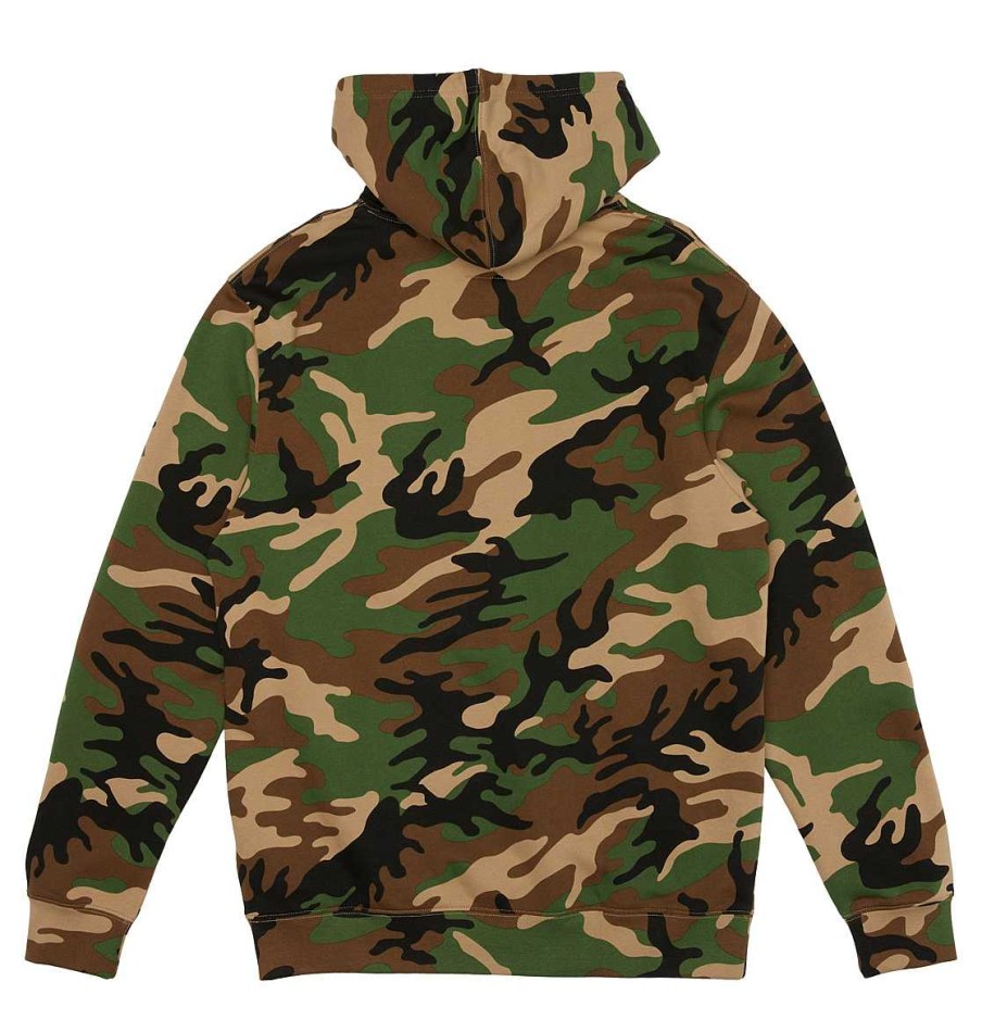 Hommes DC Shoes Sweats A Capuche Et Vestes | Thrasher Pour Hommes | Sweat A Capuche Dc Ph Camouflage Militaire