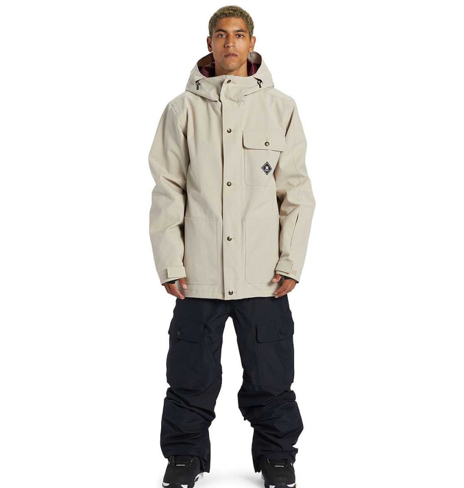 Neige Pour Hommes DC Shoes | Veste De Snow Technique Servo Homme Place Taupe