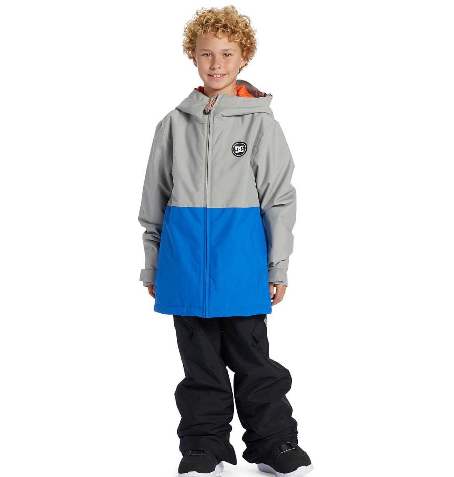 Enfants Neige DC Shoes | Veste De Snow Technique Basis Garcon Colombe Sauvage