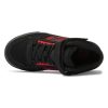 Enfants DC Shoes Baskets | Chaussures Montantes En Dentelle Pure A Haute Elasticite Pour Enfants Noir/Noir/Rouge