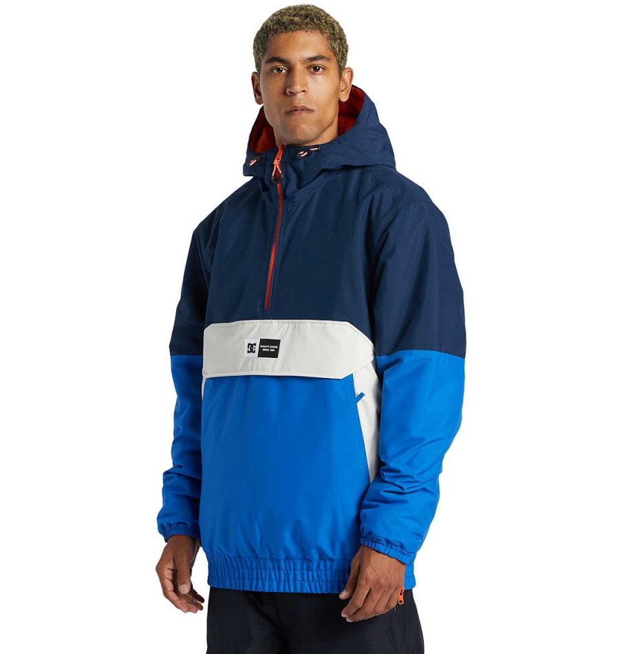 Neige Pour Hommes DC Shoes | Veste De Neige Anorak Reversible Technique Nexus Pour Hommes Robe Bleue