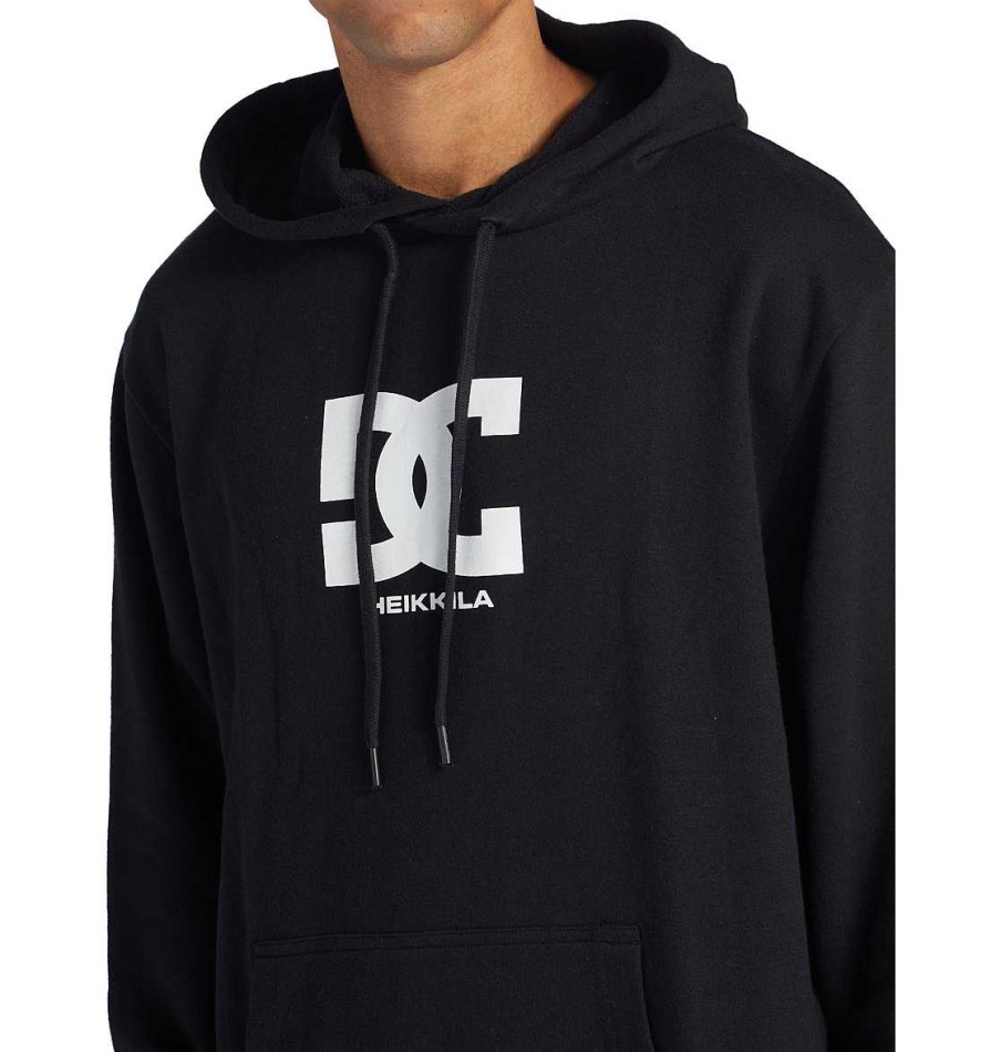 Hommes DC Shoes Sweats A Capuche Et Vestes | Sweat A Capuche A Rabat Heikkila Sw 360 Pour Hommes Noir