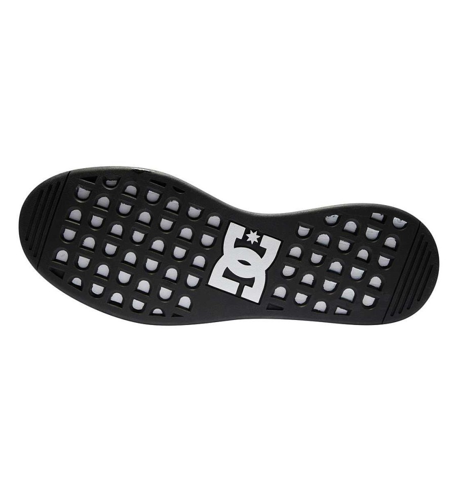 Hommes DC Shoes Essentiel | Chaussures De Transport Pour Hommes Noir Blanc