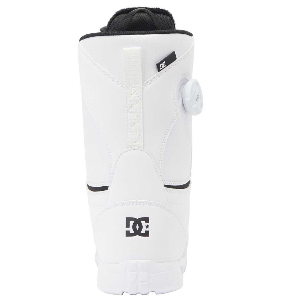 Neige Pour Femmes DC Shoes | Bottes De Planche A Neige Lotus Boa® Pour Femmes Blanc Blanc