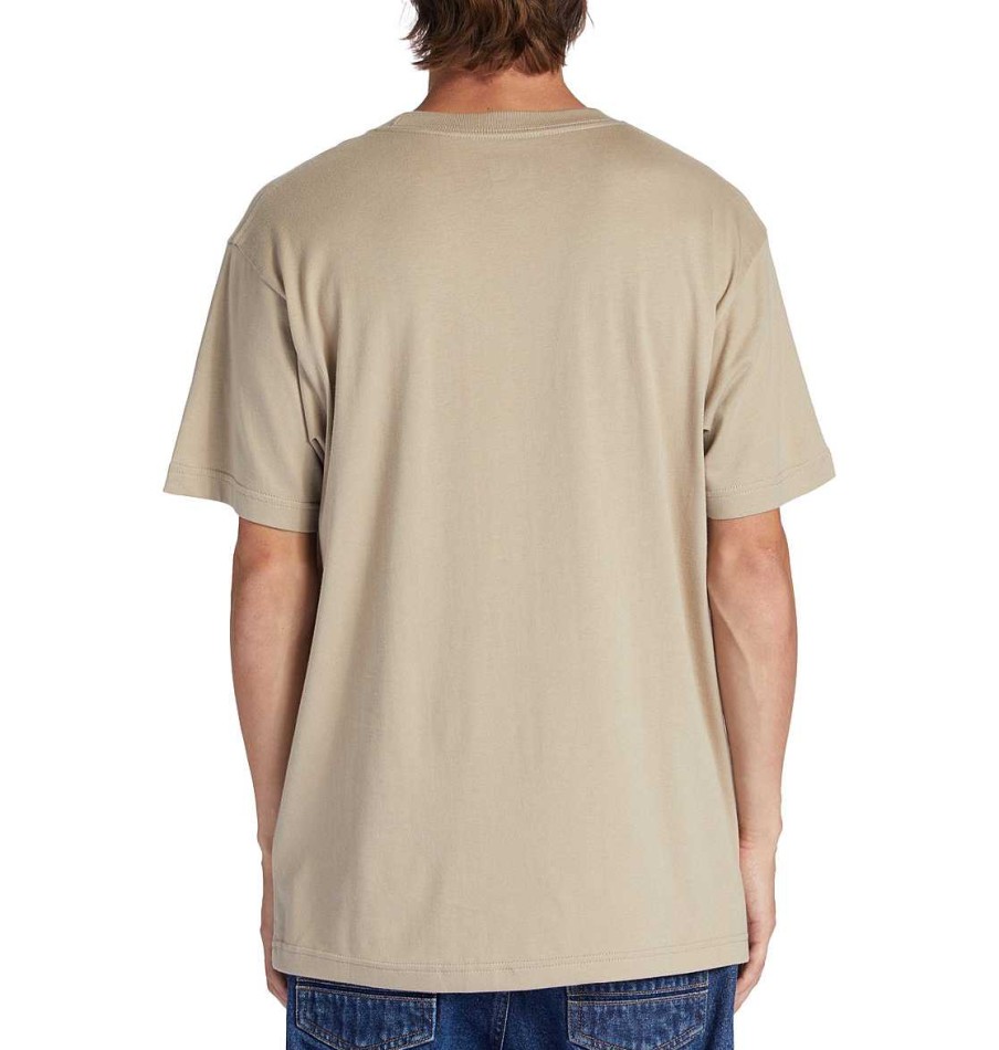 Hommes DC Shoes T-Shirts | T-Shirt Happy Hour Pour Hommes Place Taupe