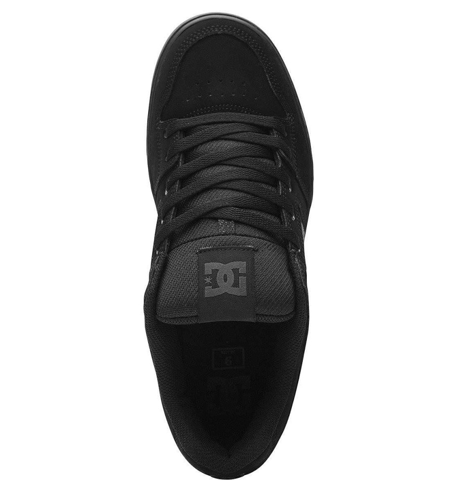 Hommes DC Shoes Baskets | Chaussures Pures Pour Hommes Noir/Noir Pirate