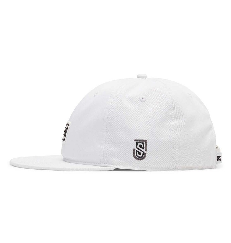 Hommes DC Shoes Chapeaux Et Bonnets | Casquette De Baseball Shanahan Pour Hommes Blanc