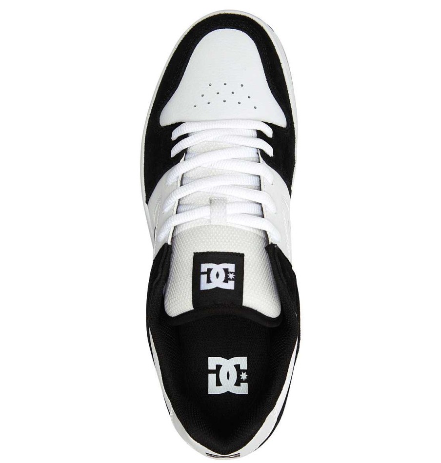 Hommes DC Shoes Baskets | Chaussures Manteca 4 Pour Hommes Blanc Noir