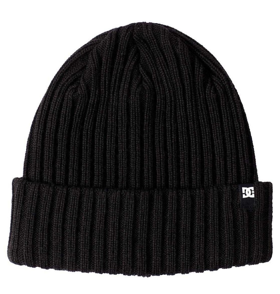 Hommes DC Shoes Chapeaux Et Bonnets | Bonnet A Revers Fish N Destroy 2 Pour Hommes Noir