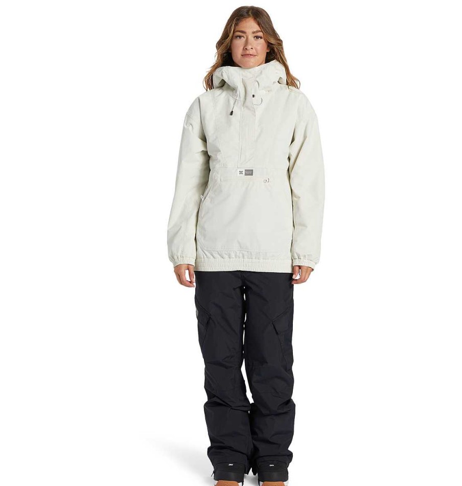 Neige Pour Femmes DC Shoes | Veste De Neige Anorak Technique Chalet Pour Femme Bouleau Argente