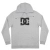 Hommes DC Shoes Sweats A Capuche Et Vestes | Sweat A Capuche Dc Star Pour Hommes Gris Chine