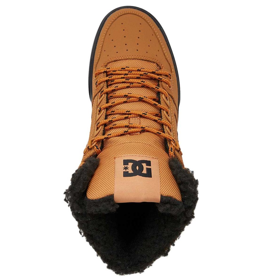 Hommes DC Shoes Bottes D'Hiver | Chaussures D'Hiver Montantes Pures Pour Hommes Ble/Noir