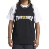 Hommes DC Shoes T-Shirts | Thrasher Pour Hommes | Maillot De Basket-Ball Dc Noir