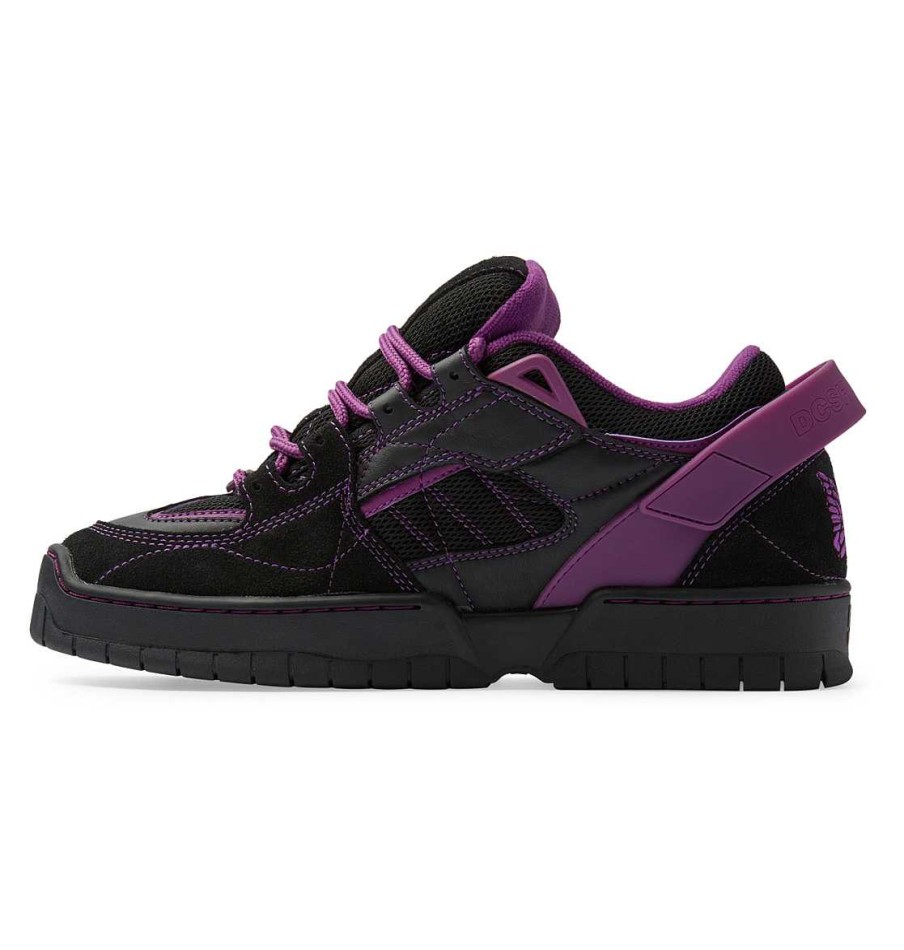 Hommes DC Shoes Baskets | Chaussures Spectre Needles Pour Hommes Noir/Violet