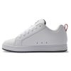 Hommes DC Shoes Baskets | Chaussures Court Graffik Pour Hommes Blanc/Noir/Noir