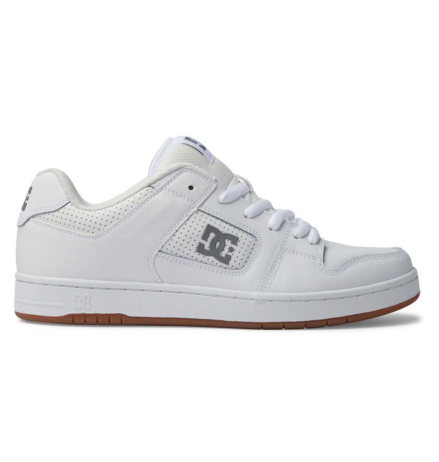 Hommes DC Shoes Baskets | Chaussures Manteca 4 Pour Hommes Blanc/Cuirasse/Blanc