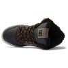 Hommes DC Shoes Bottes D'Hiver | Chaussures D'Hiver Montantes Pures Pour Hommes Imprime Noir/Vert