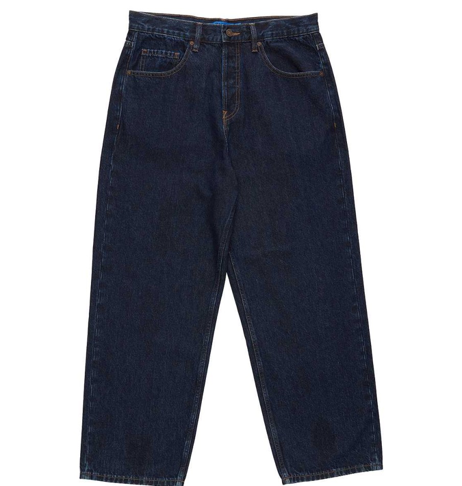 Hommes DC Shoes Pantalons Et Shorts | Jean Coupe Ample Worker Pour Hommes Indigo Fonce