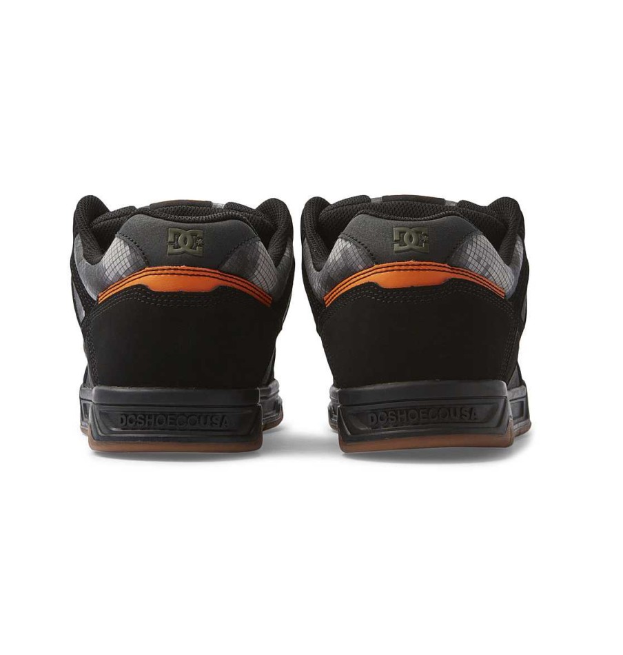 Hommes DC Shoes Essentiel | Chaussures De Cerf Pour Hommes Noir/Orange