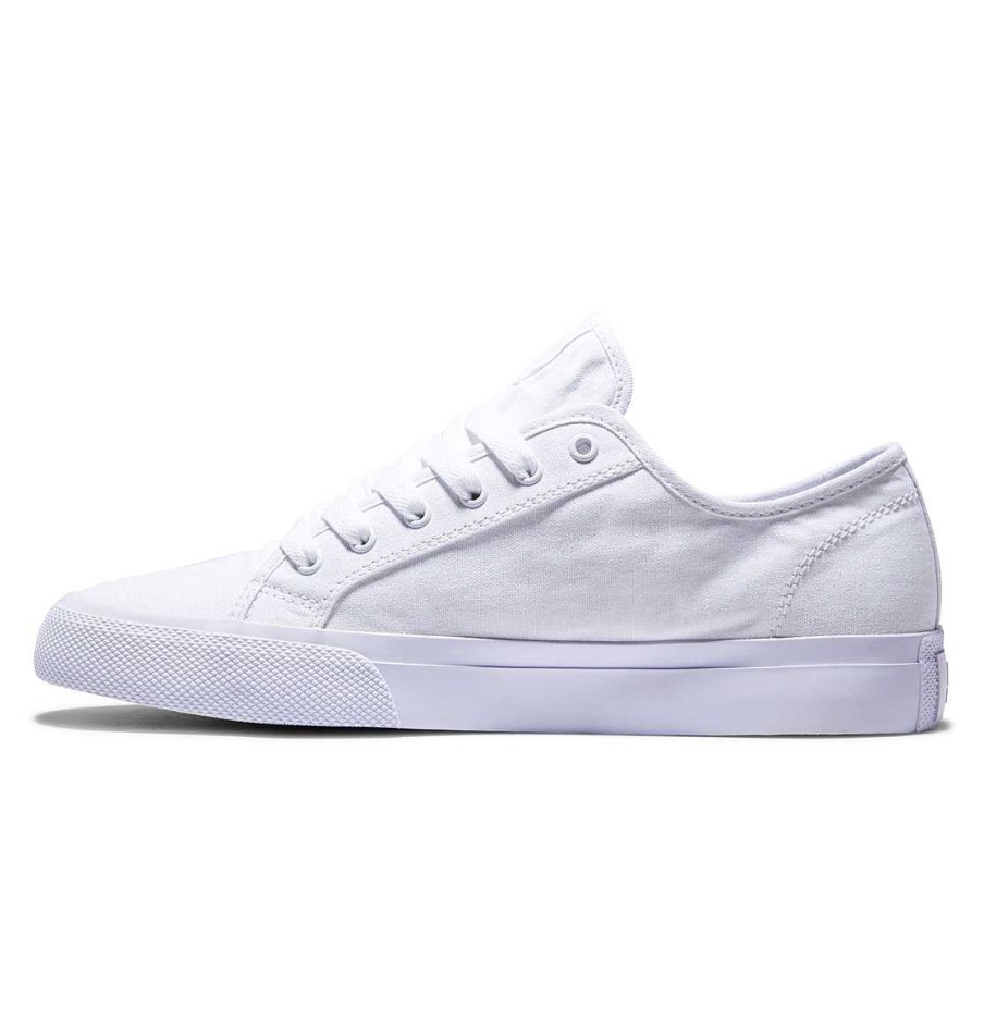 Hommes DC Shoes Baskets | Chaussures Manuelles Pour Hommes Blanc