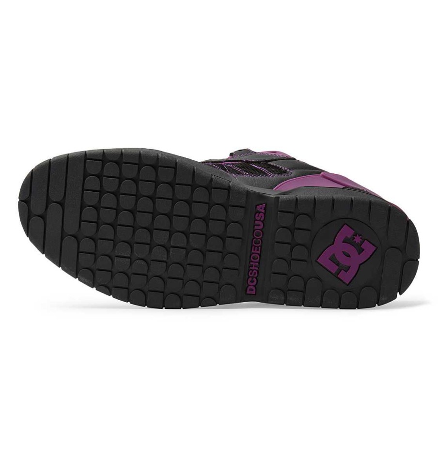 Hommes DC Shoes Baskets | Chaussures Spectre Needles Pour Hommes Noir/Violet