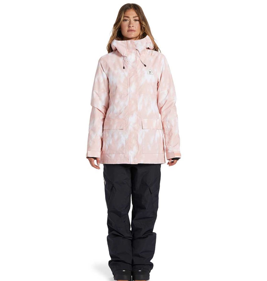 Neige Pour Femmes DC Shoes | Veste De Snow Technique Cruiser Femme Courses D'Arbres Roses