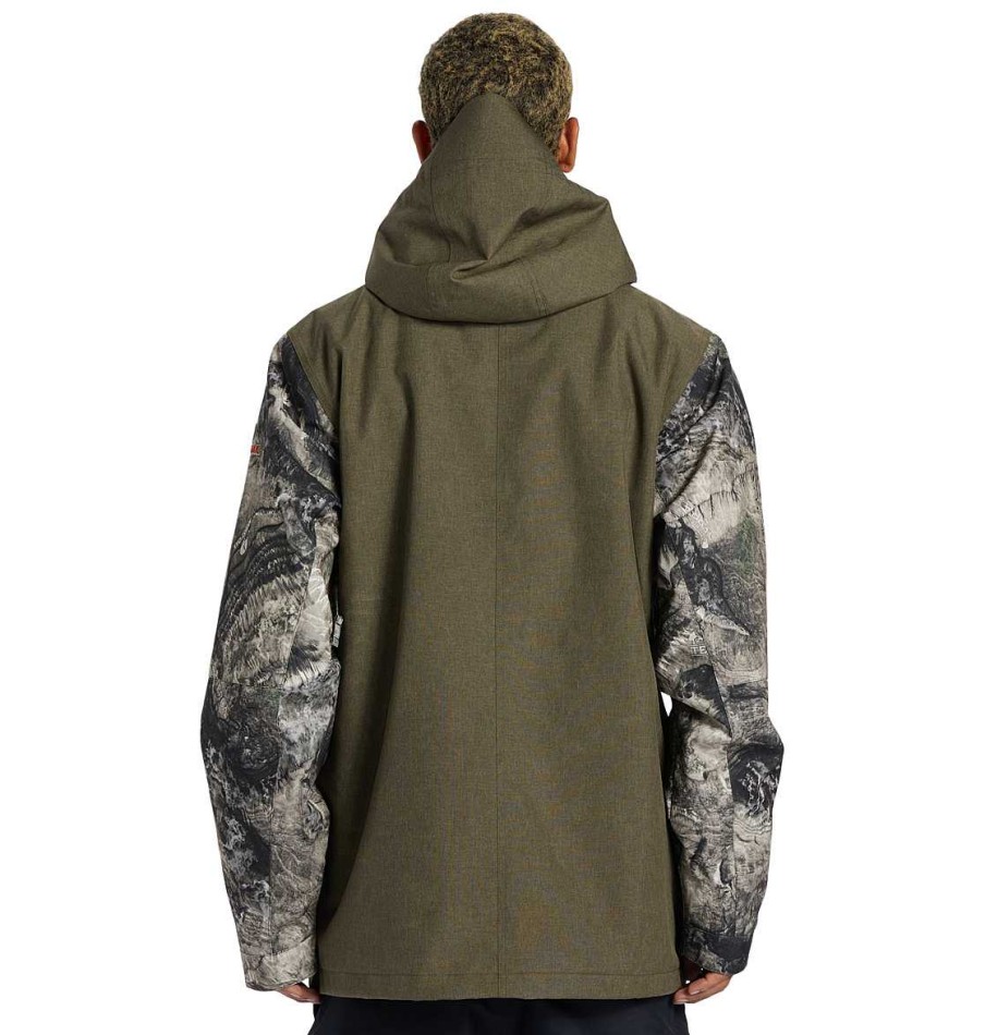 Neige Pour Hommes DC Shoes | Veste De Snow Technique Servo Homme Mossy Oak Terra Coyote Camo